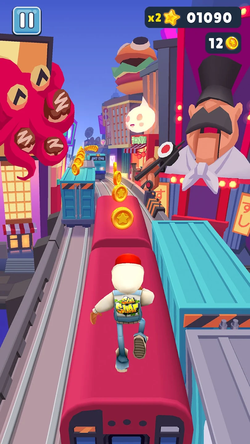 Subway Surfersのスクリーンショット